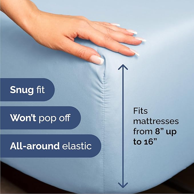 Queen Size 4 Piece Sheet Set - Image 3