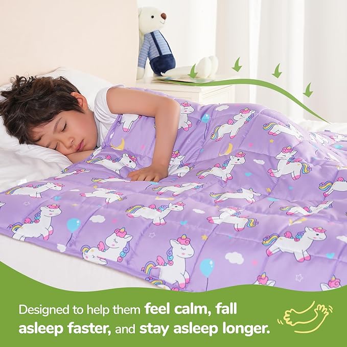 Sivio Weighted Blanket 3lbs, Small Cooling Heavy Blankets, Soft Breathable - Image 2