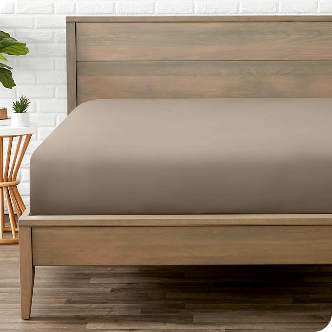 Bare Home Fitted Bottom Sheet Full Size by BareHome