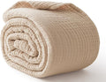 100% Cotton Muslin Blanket Twin 60" x 80", Breathable and Lightweight Cotton by Kozyhvn