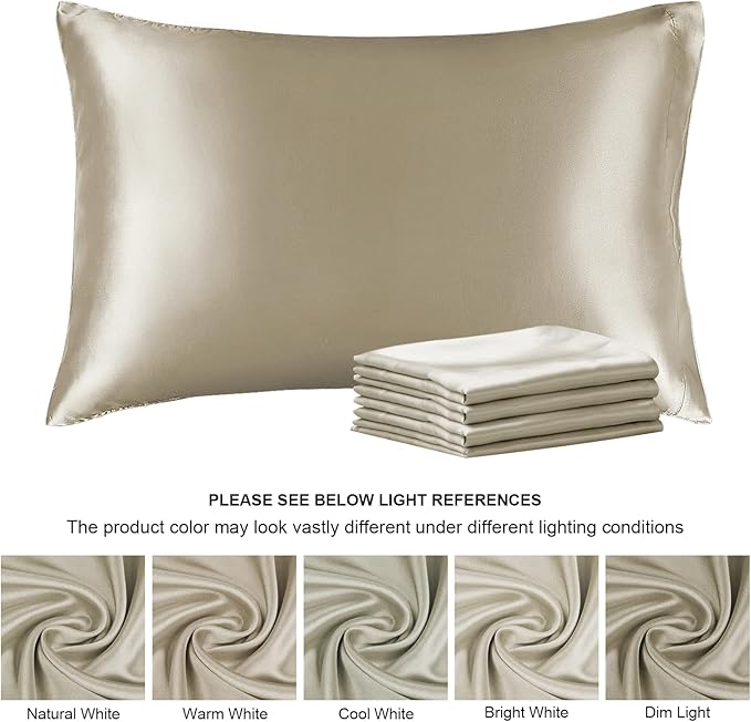 BEDELITE Satin Pillowcase for Hair and Skin, Super Soft Similar to Silk Pillow - Image 7