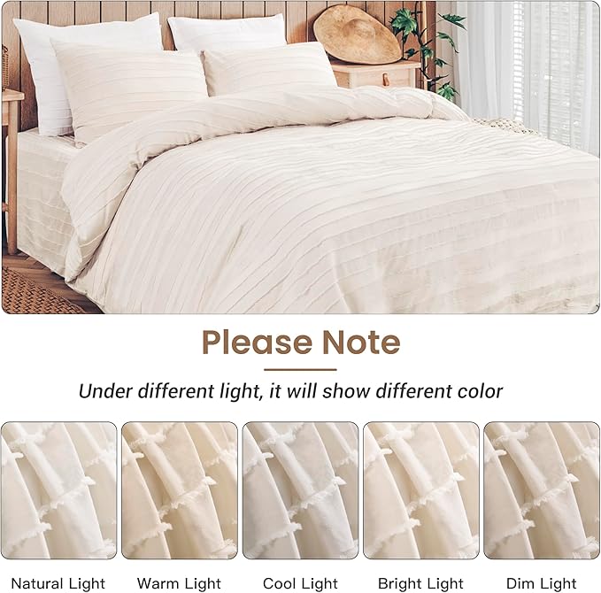 NEXHOME PRO Duvet Cover Queen, Soft and Lightweight 100% Washed Microfiber - Image 8
