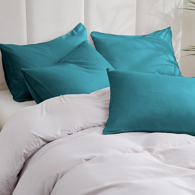 ZPECC Pillow Cases Queen Size Set of 4, 20x30 Envelope Closure Pillowcases - Image 2