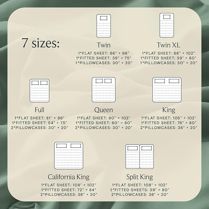 LuxClub 4 PC California King Sheet Set, Breathable Luxury Bed Sheets, Deep - Image 4