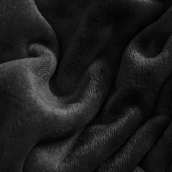 BEDELITE Flannel Sheets Queen Size Black - Image 5