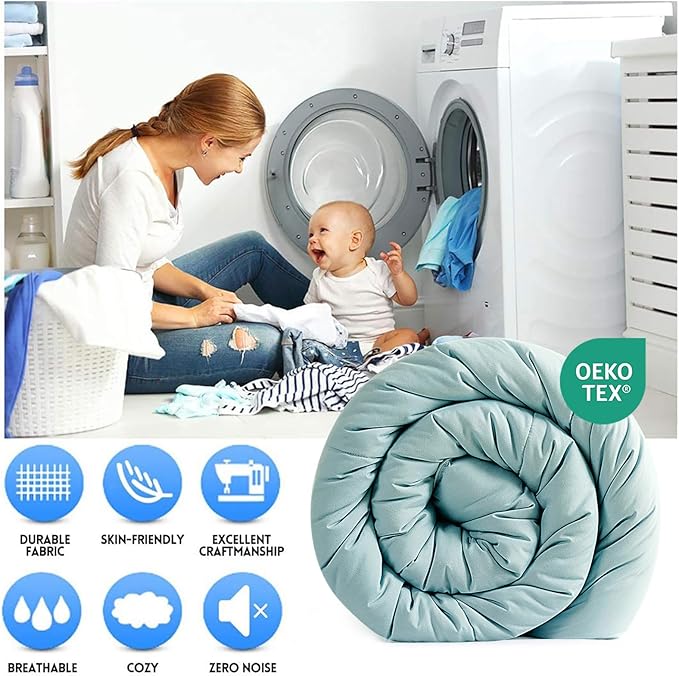 EASELAND Queen Size Down Alternative Comforter - Image 2