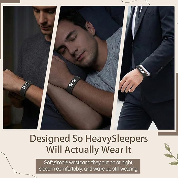 Vibrating Alarm Clock Watches Vibrating Alarm Wristband 40-Day Battery Life - Image 4