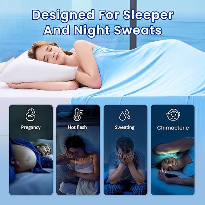 Topcee Cooling Blanket Queen Size- 90"x90" Summer Cooling Throw Blanket - Image 4