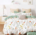 SLEEPBELLA Duvet Cover Queen, 600 Thread Count Cotton 3pcs Bedding Set Yellow by SLEEPBELLA