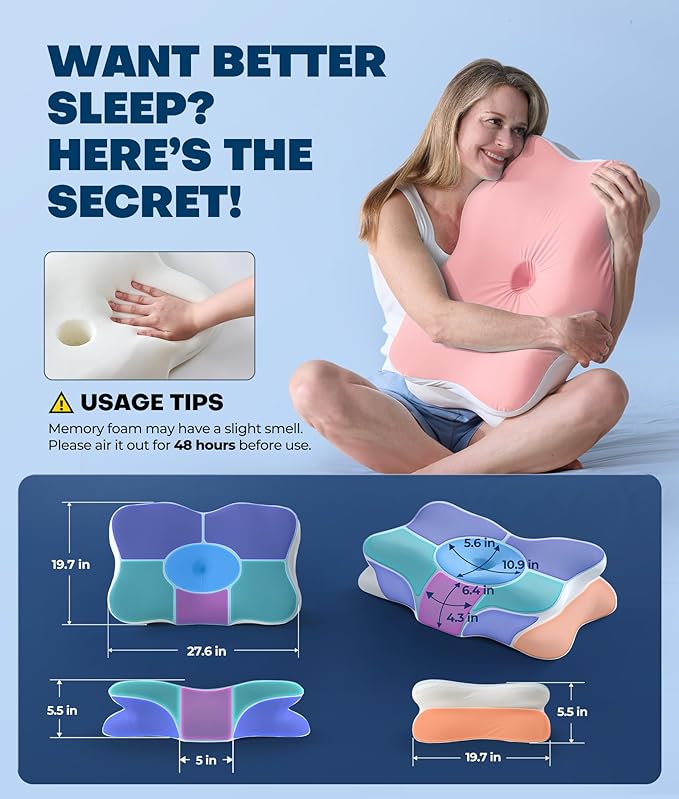 5X Pain Relief Cervical Neck Pillow - Image 6