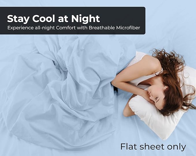 Royale Linens King Flat Sheet - Image 3
