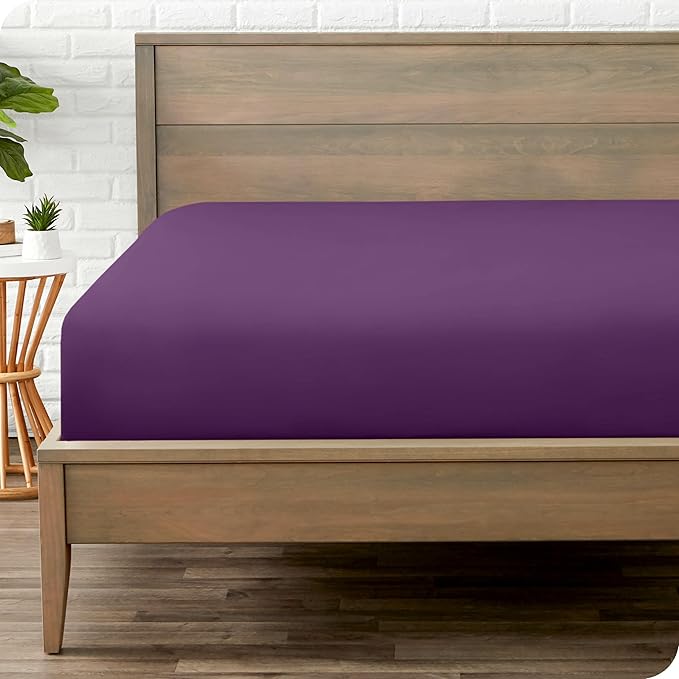 Bare Home Fitted Bottom Sheet King Size by BareHome