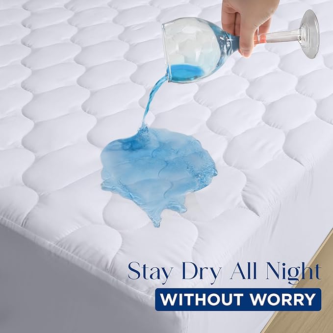 Utopia Bedding 2 Pack Waterproof Mattress Protector, Full Mattress Pad - Image 8