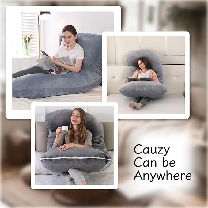 ALLOPERA Pregnancy Pillow, Full Body Maternity Pillow 57 inch, - Image 7
