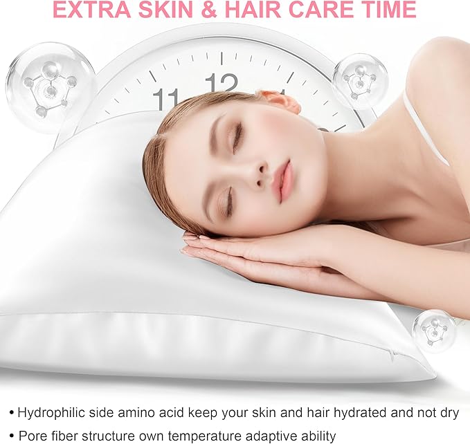 Silk Pillow Cases 2 Pack Standard Size - Image 3