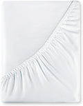 Royale Linen 400 Thread Count 100% American Grown Cotton Fitted Sheet Twin Size by ROYALELINENS