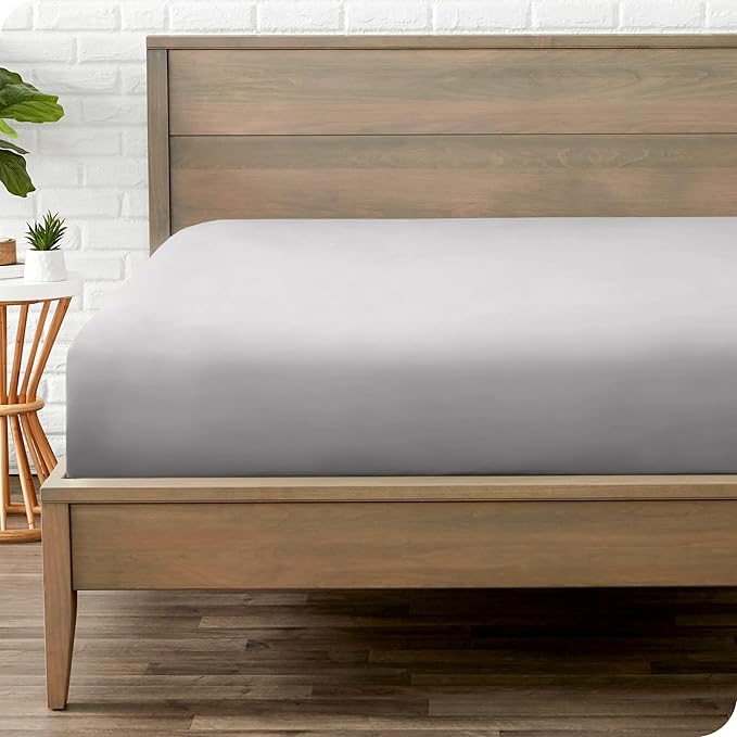 Bare Home Fitted Bottom Sheet Full XL Size by BareHome