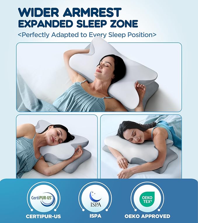 Cozyplayer Effective Pain Relief Cervical Neck Pillow - Image 6