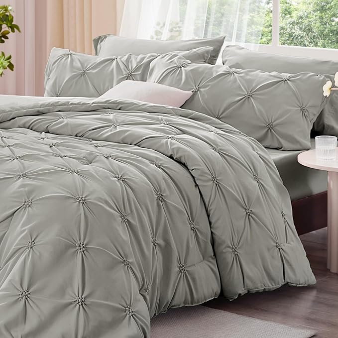 BEDELITE Grey Queen Comforter Set - Image 2