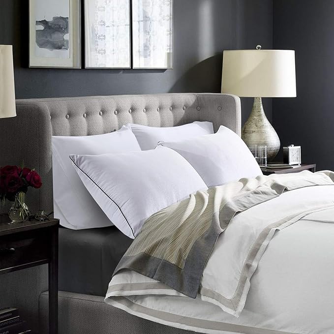 HUXMEYSON Pillows Queen Size Set of 4, Luxury Hotel Bed Pillows Set - Image 3