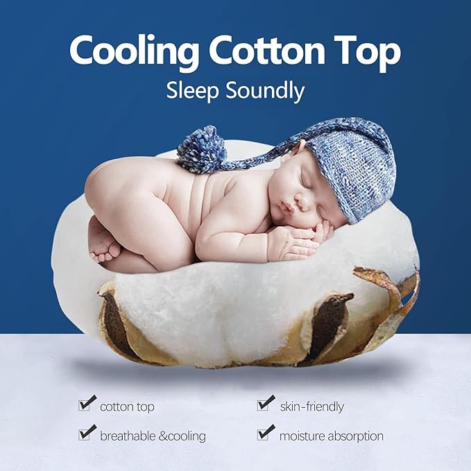 COONP Twin Mattress Topper, Extra Thick Pillowtop, Cooling Plush Mattress Pad - Image 3