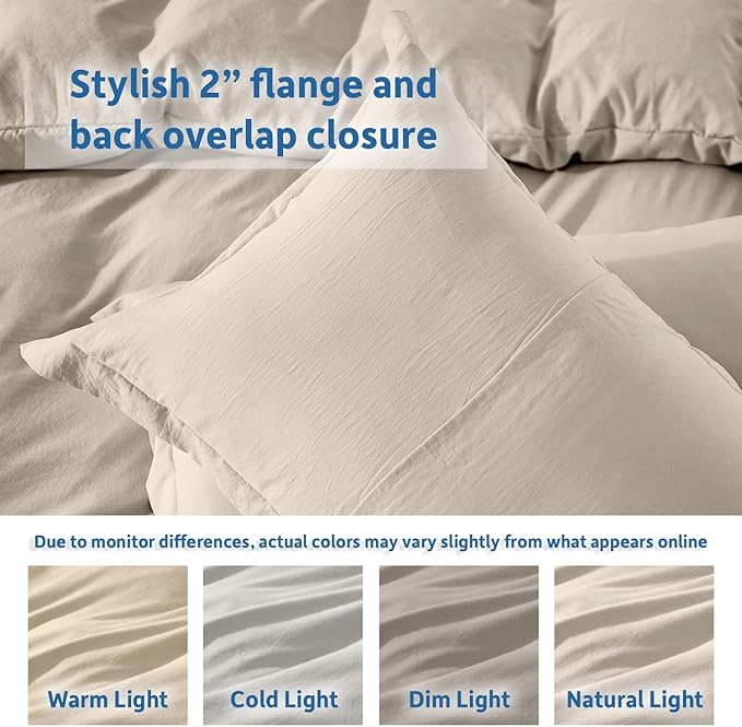 Nestl Linen California King Duvet Cover Sets - Image 8