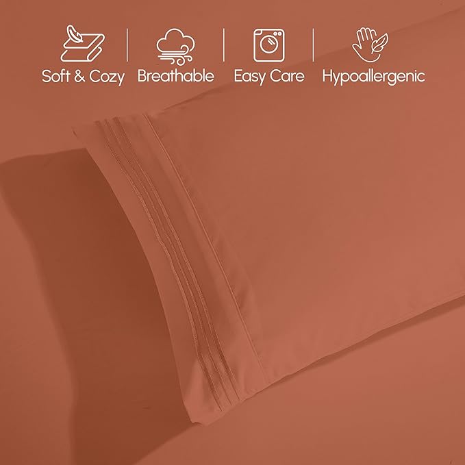 Elegant Comfort Luxurious 1500 Premium Hotel Quality Microfiber Three Line - Image 5