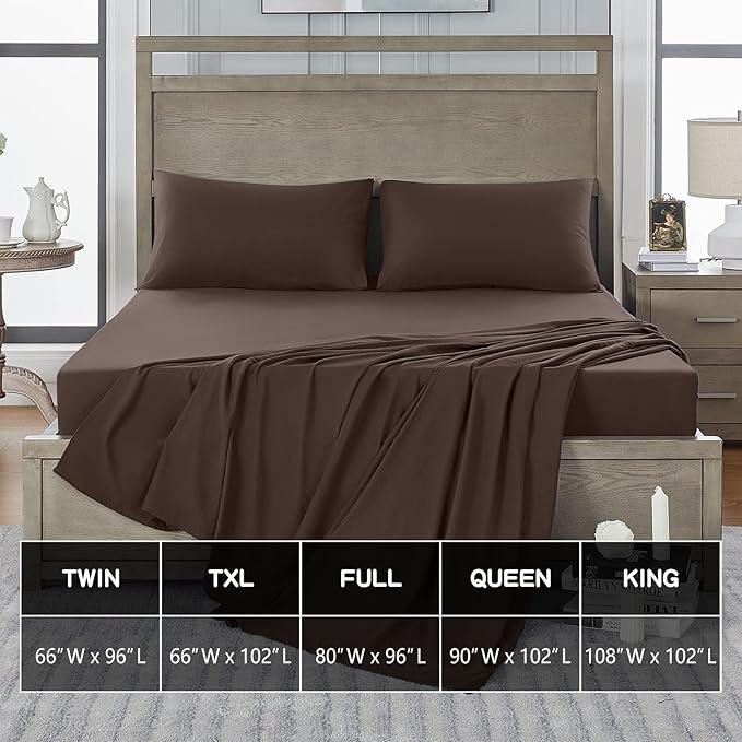 FreshCulture Queen Flat Sheets Only 2 Pack - Image 5