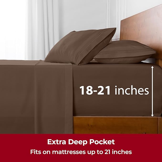 Mellanni Extra Deep Full Sheets - Image 6