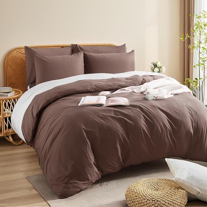 NEXHOME PRO Queen Duvet Cover Set – 100% Certified Organic Cotton - Image 4