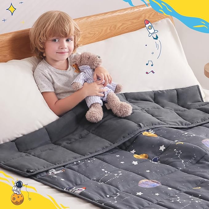anfie Weighted Blanket Kids Cooling Weighted Blanket - Image 3