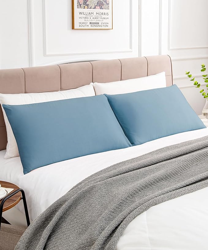 Warmstar Cotton Pillow Cases Queen Size Set of 2, 600 Thread Count Pillowcases - Image 3