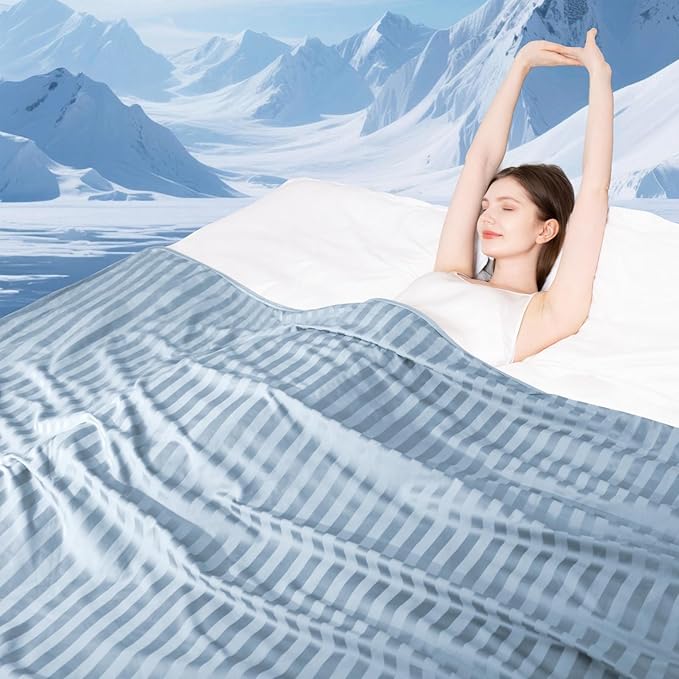 Elegear Revolutionary Cooling Throw Blanket, Absorbs Heat to Keep Body Cool by Elegear