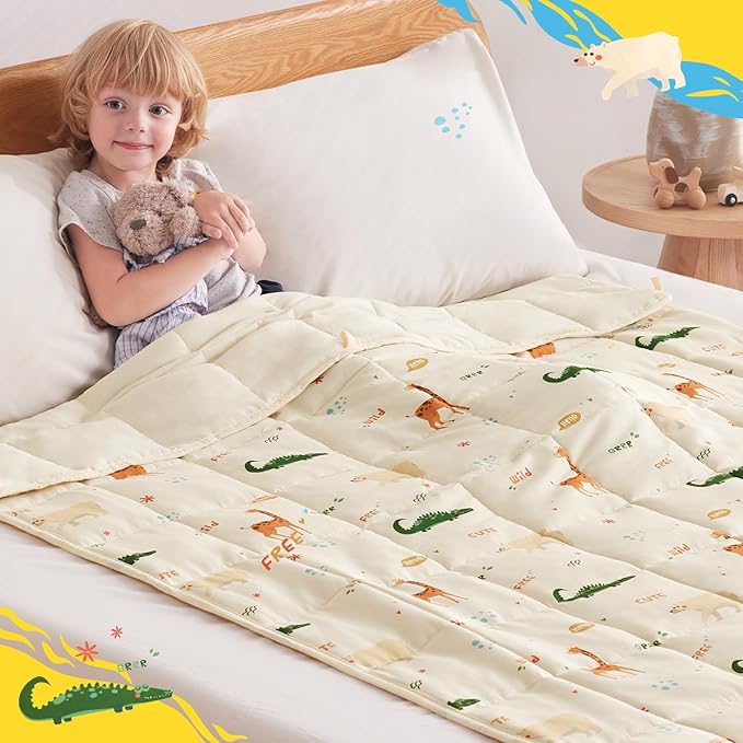 anfie Weighted Blanket Kids, Weighted Blanket Cooling Blanket - Image 4