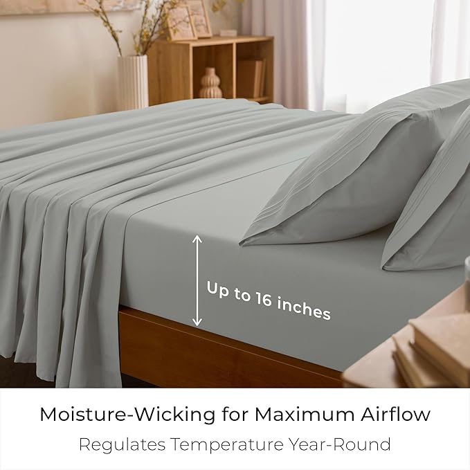 Mellanni California King Sheets Set - Image 4