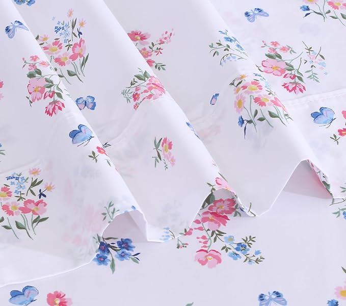 RUVANTI 100% Cotton Sheets – California King Percale Bedding, Cooling & - Image 4