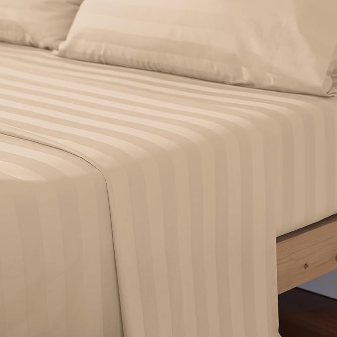 Cotton Full Flat Sheet Only, 600 Thread Count 100% Egyptian Cotton Top Sheet - Image 7