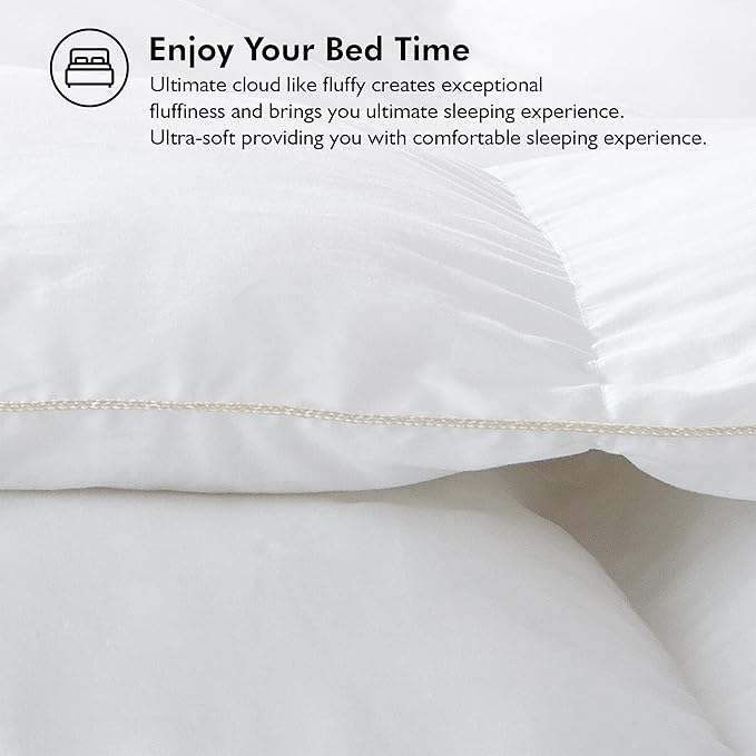 Luxurious Full Size Goose Down Fiber Waterfowl Feather Fiber Comforter Duvet - Image 7