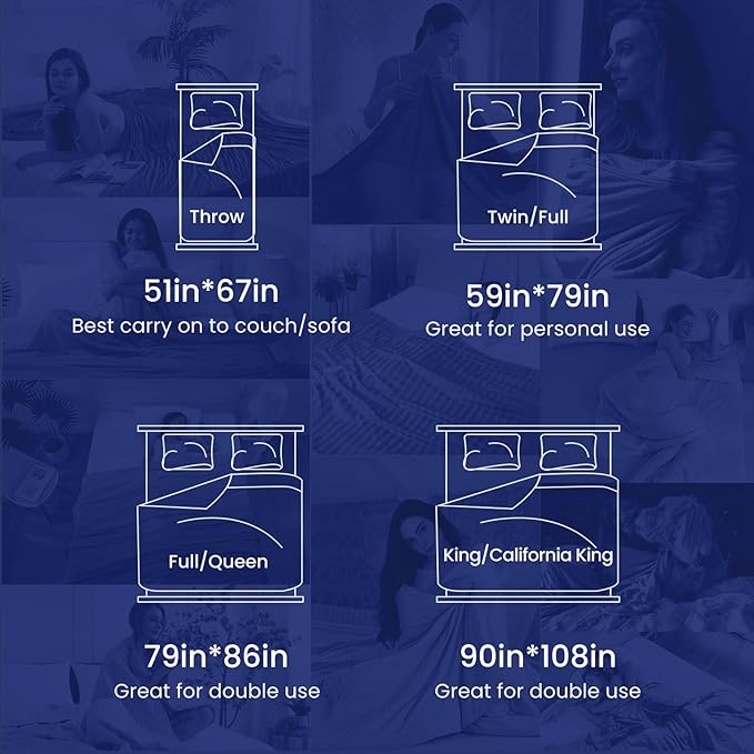 Elegear Revolutionary Cooling Blanket King, Absorbs Heat to Keep Body Cool - Image 9