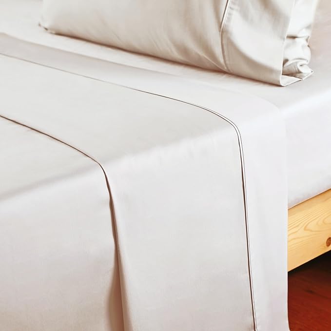 Cotton Queen Sheet Only, 600 Thread Count 100% Egyptian Cotton Top Sheet 1Pcs - Image 7