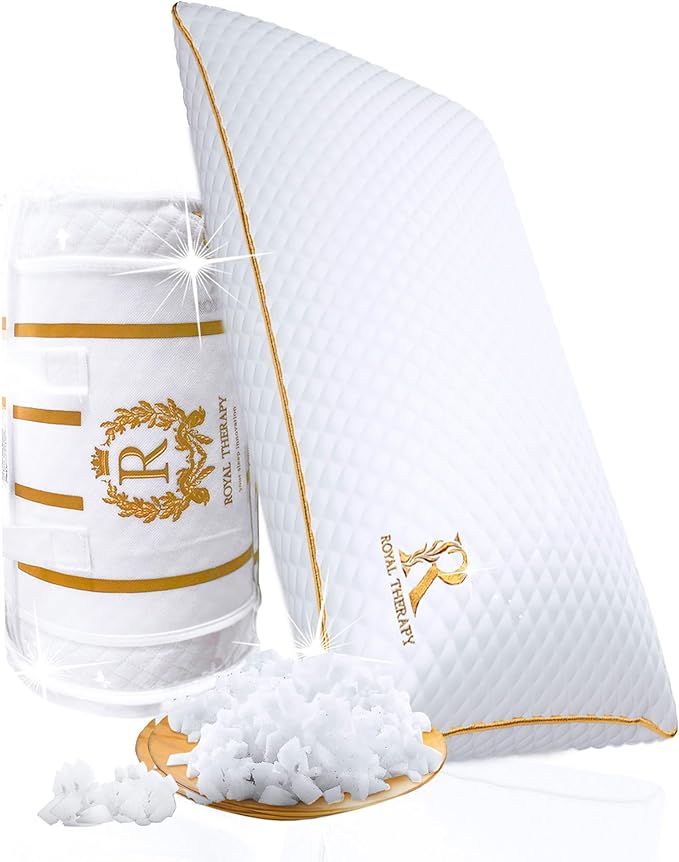 Royal Therapy Queen Memory Foam Pillow–Shredded Memory Foam Pillow by ROYALTHERAPY