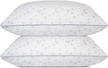 HIMOON Shredded Memory Foam Pillows, Medium Firm Queen Size Pillows 2 Pack by HIMOON