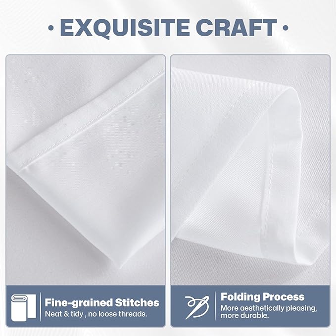 Lavisun Queen Flat Sheets 6 Pack, Soft & Breathable Bulk Sheets - Image 4