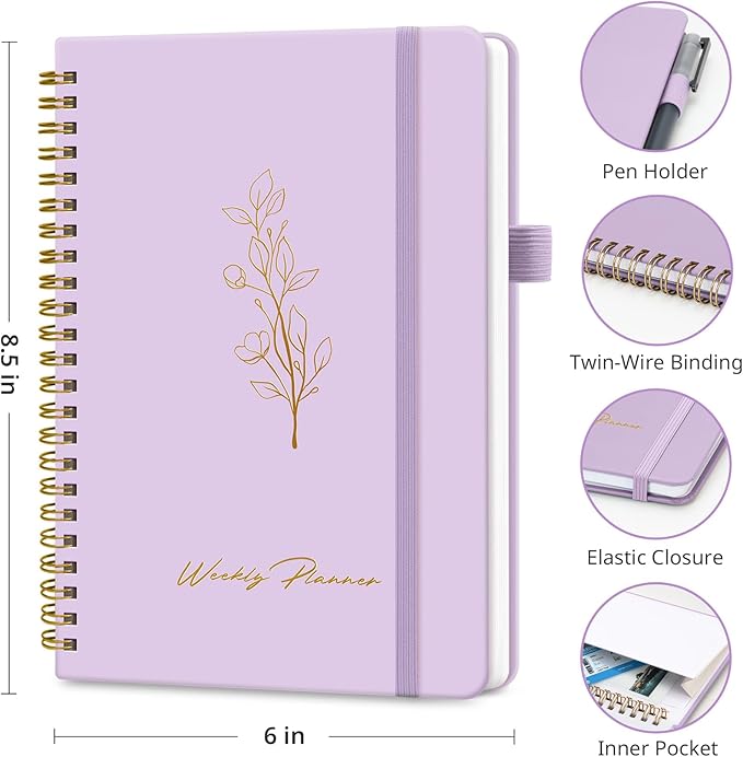 Undated Weekly Planner, Weekly To Do List Notebook - Image 3
