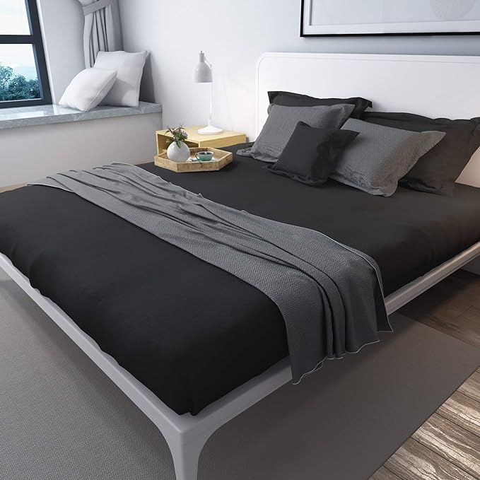 Lirex 2-Pack Queen Size Flat Sheet Set, Ultra-Soft Brushed 1800 Microfiber - Image 5