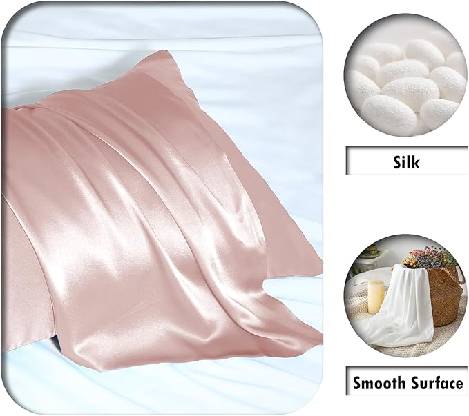 Mulberry Silk Pillowcase for Hair and Skin Pillow Case - Image 2