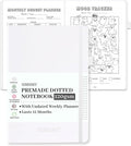 Premade Dotted Journal Notebook, Pre-made Dot Grid Notebook by SIMSIMY