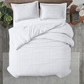 Kotton Culture 3 Pc Twin Size Duvet Cover Set- 100% Egyptian Cotton 600 TC by KottonCulture