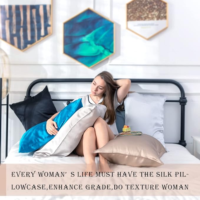 Natural Mulberry Silk Pillowcase - Image 7