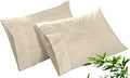 Royale Linens Cooling Pillow Cases Standard Size Set of 2-100% Rayon Derived by ROYALELINENS